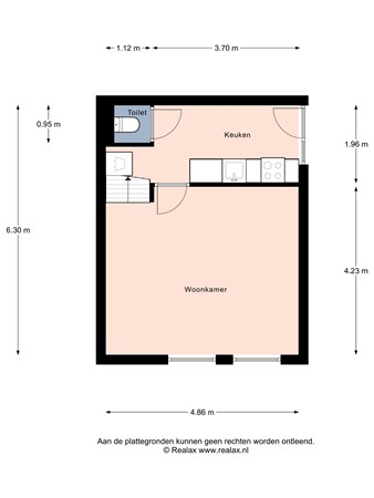 Floorplan - Zuidwenk 26, 3751 CD Bunschoten-Spakenburg